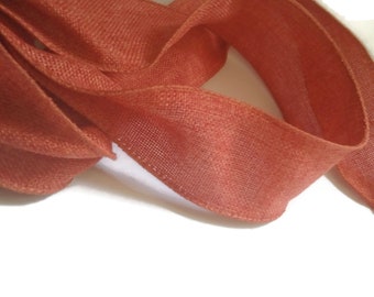 Oranje Jute Lint 2 Inch x 1 Yard