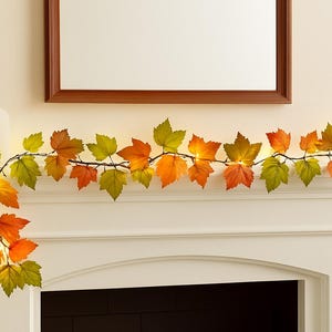 Klimopslinger met optionele kerstverlichting, 8 voet