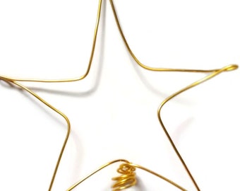 Large 12 Inch Wire Star For Christmas Tree