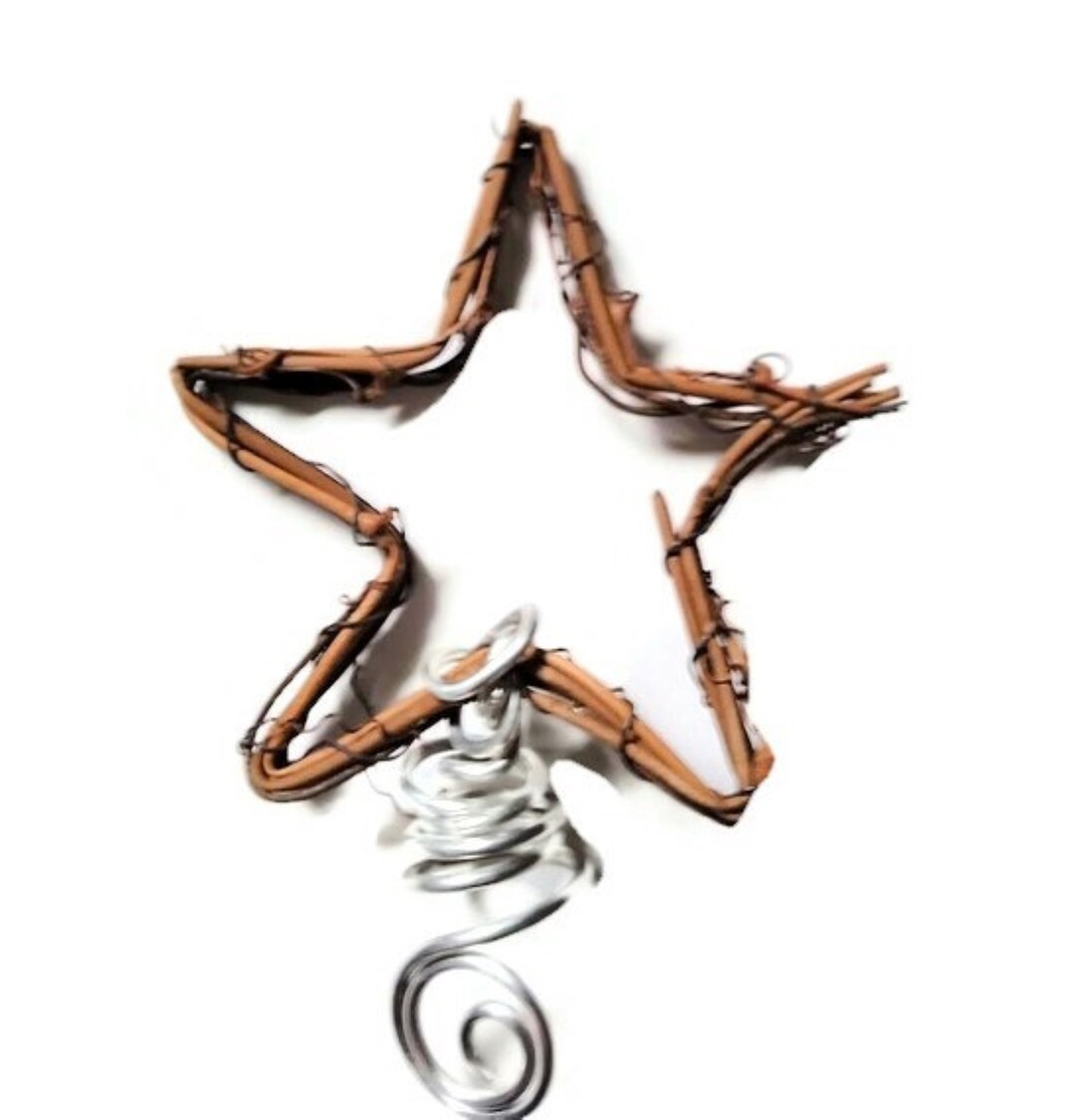 Mini Rustic Christmas Tree Star, Super Tiny 3 X 3 Inches - Etsy