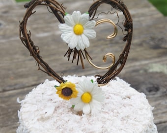 Wedding Decor Cake Topper With Personalized Letter