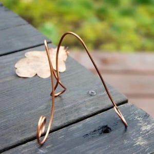 Copper Tabletop Easel for Wedding Table Numbers, Signs, Menu Holder