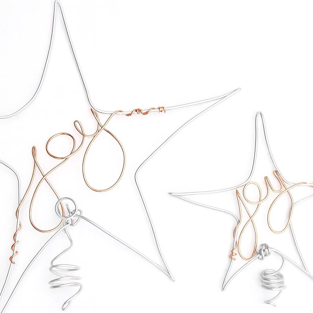 Whimsical Rustic Christmas Tree Star Large & Mini Set of 2 - Etsy