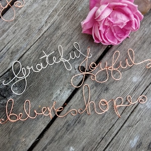 Mini Charms de palabras inspiradoras - 4 piezas