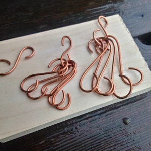 Pure Copper Christmas Tree Hooks Or Ornament Hangers