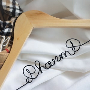 Gift For Graduate Pharmacist Custom Finish & Text PharmD Hanger