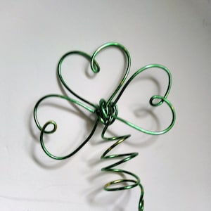 Mini Shamrock Tree Topper St Patrick's Day Decorating