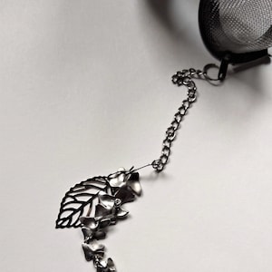 Flower & Leaves Mesh Tea Ball Strainer Loose Tea Infuser