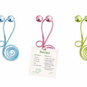 Rezeptkartenhalter für Küchenschrank - Farbe auswählen