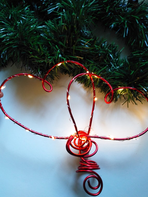 Lighted Hearts Tree Topper for Valentine's With LED Lights 