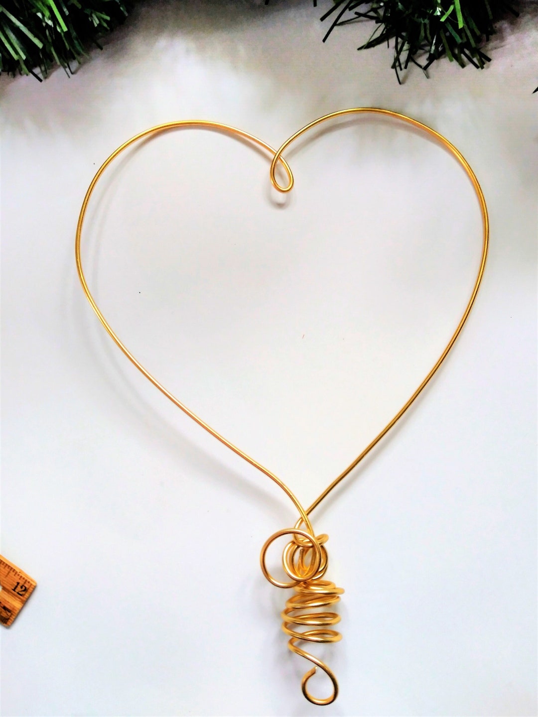 Heart Christmas Tree Topper Etsy