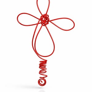 Wire Cross Tree Topper