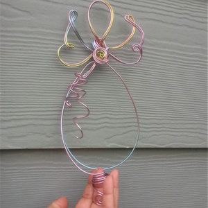 Rainbow Angel Tree Topper in Beautiful Pastel Colors
