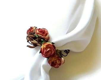Thanksgiving Table Decor Napkin Rings, 4pcs