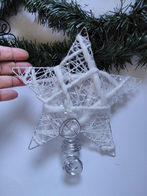 8 inch white christmas ornaments Clearance