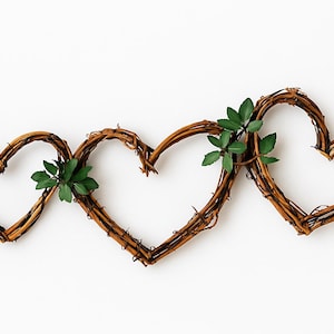 Guirnalda rústica de enredaderas con hojas verdes, decoración para cenadores de bodas