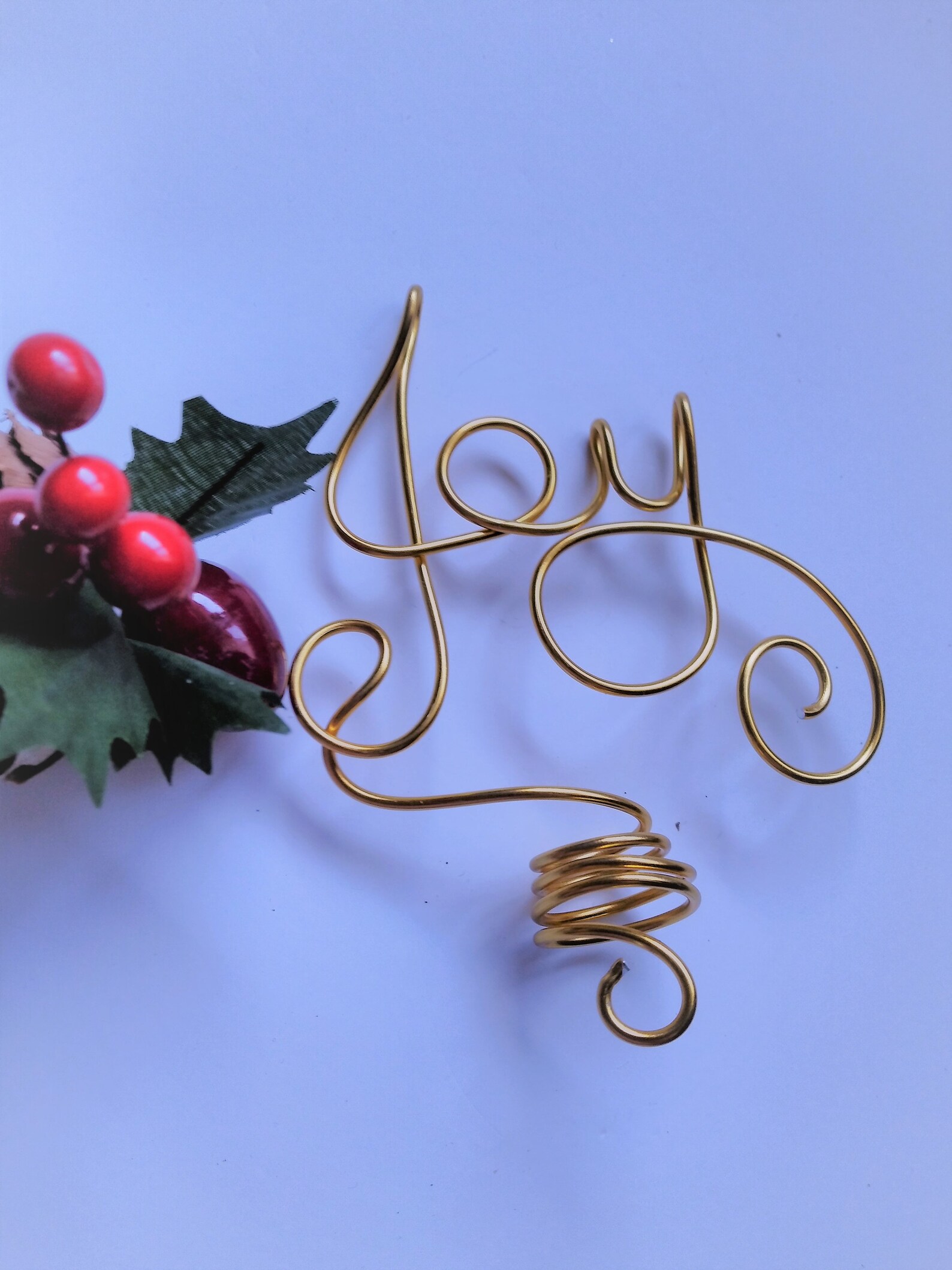 Extra Small Joy Christmas Tree Topper for Mini Holiday Trees - Etsy