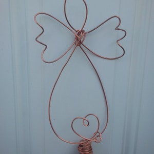 Pure Copper Angel Christmas Tree Topper