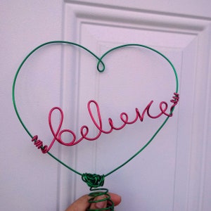 Believe Christmas Tree Topper