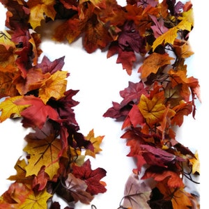Herbstgirlande mit optionalen LED-Leuchten