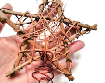 Twig Christmas Tree Star Topper