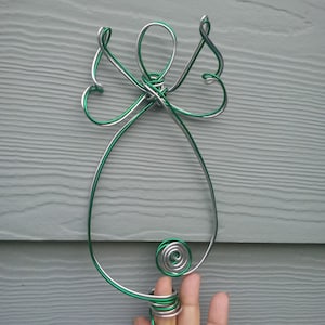 Angel Christmas Tree Topper Made From Wire