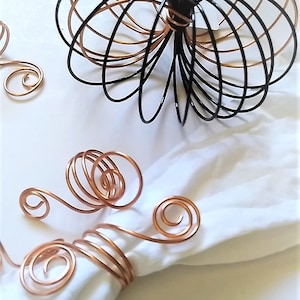 Modern Thanksgiving Table Decorating Set Napkin Rings Plus Decor Pumpkin
