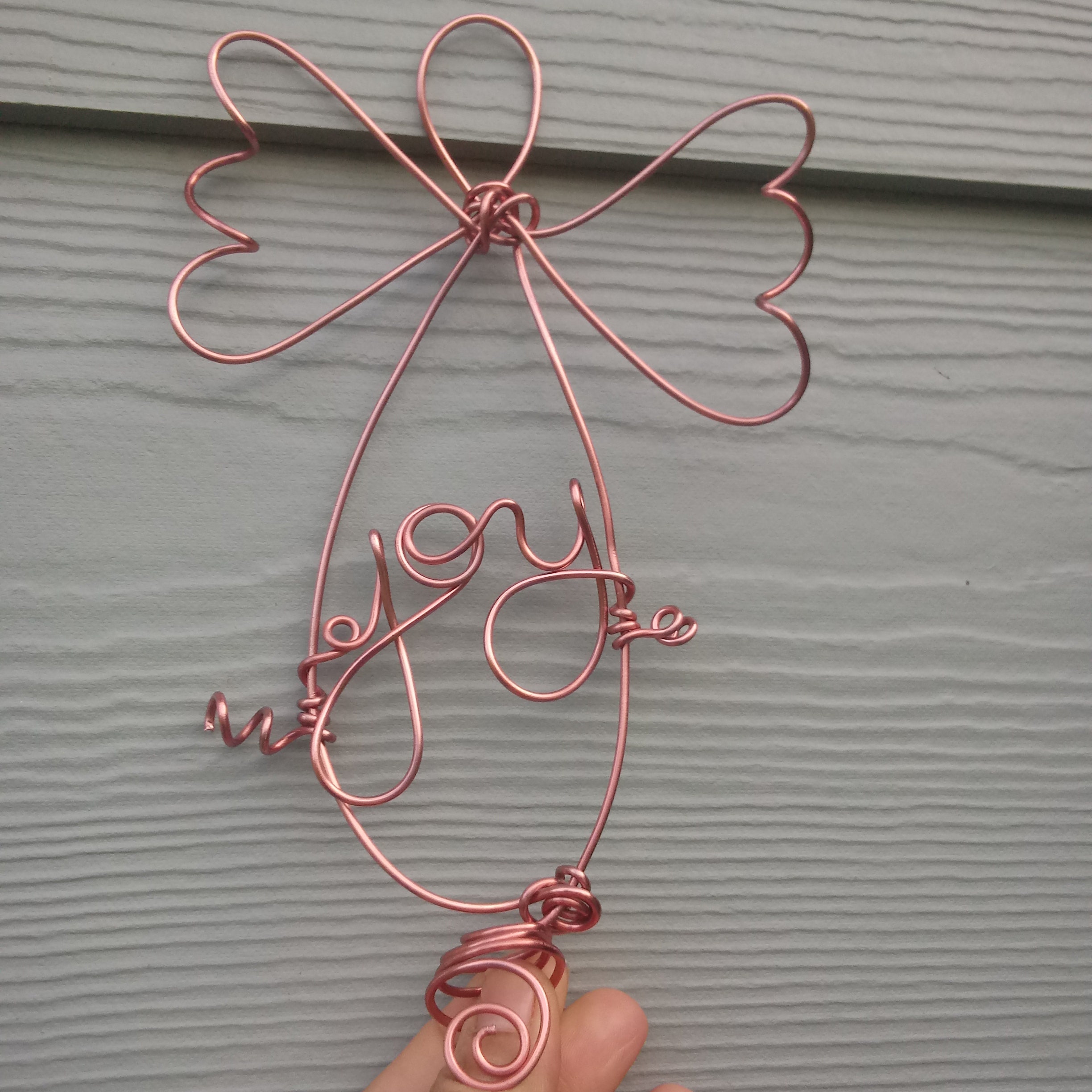 Fun Modern Joy Angel Christmas Tree Topper - Etsy