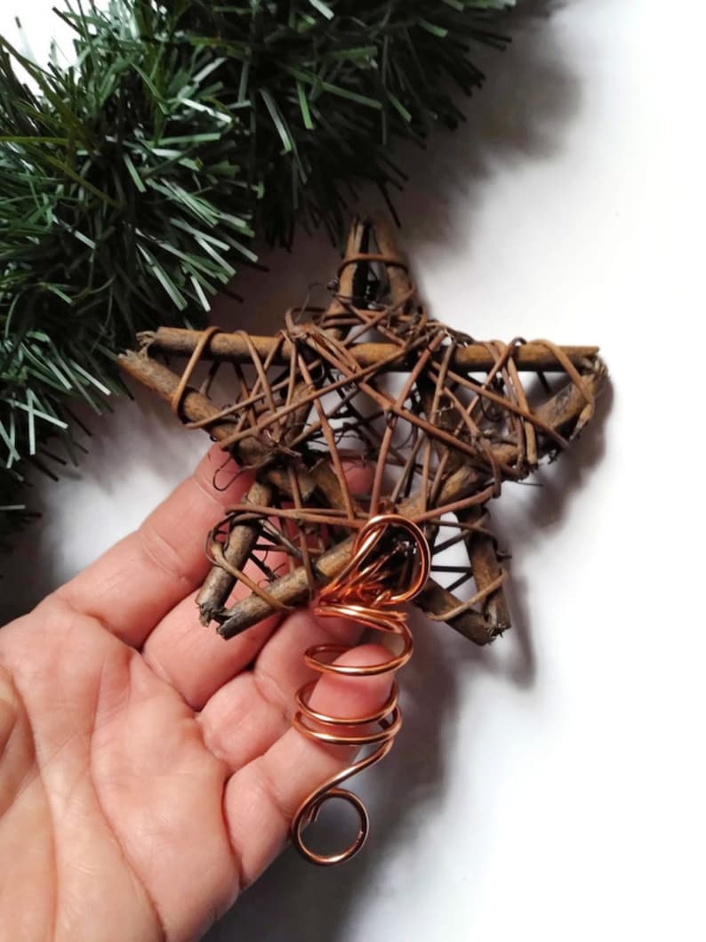 Small Rustic Tree Star 4 Inch - Etsy