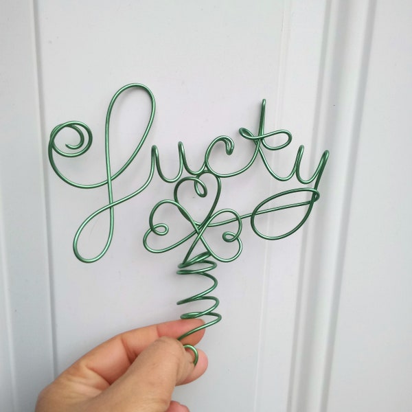 Lucky Shamrock Tree Topper For St Patrick's Day Theme Tree