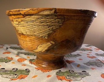 15.5&quot; x 10&quot; Hackberry Pedestal Bowl #1680