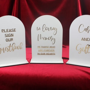 Wedding Sign Set: Guestbook, Cards & Gifts, Memory Table