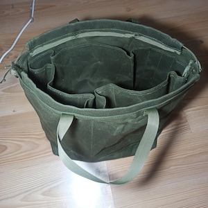 XXL Waxed Canvas Messenger  Bag - Commuting Shoulder Bag | Briefcase Waxed Bag | Reclaimed leather waxed canvas messenger