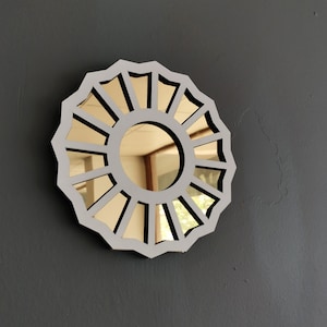 The Divine Feminine Mirror - Large Sizes Available - Handmade with Wood/Acrylic Mirror,  Gift for Her, 3D Wall Decor,Gift for girlfriend