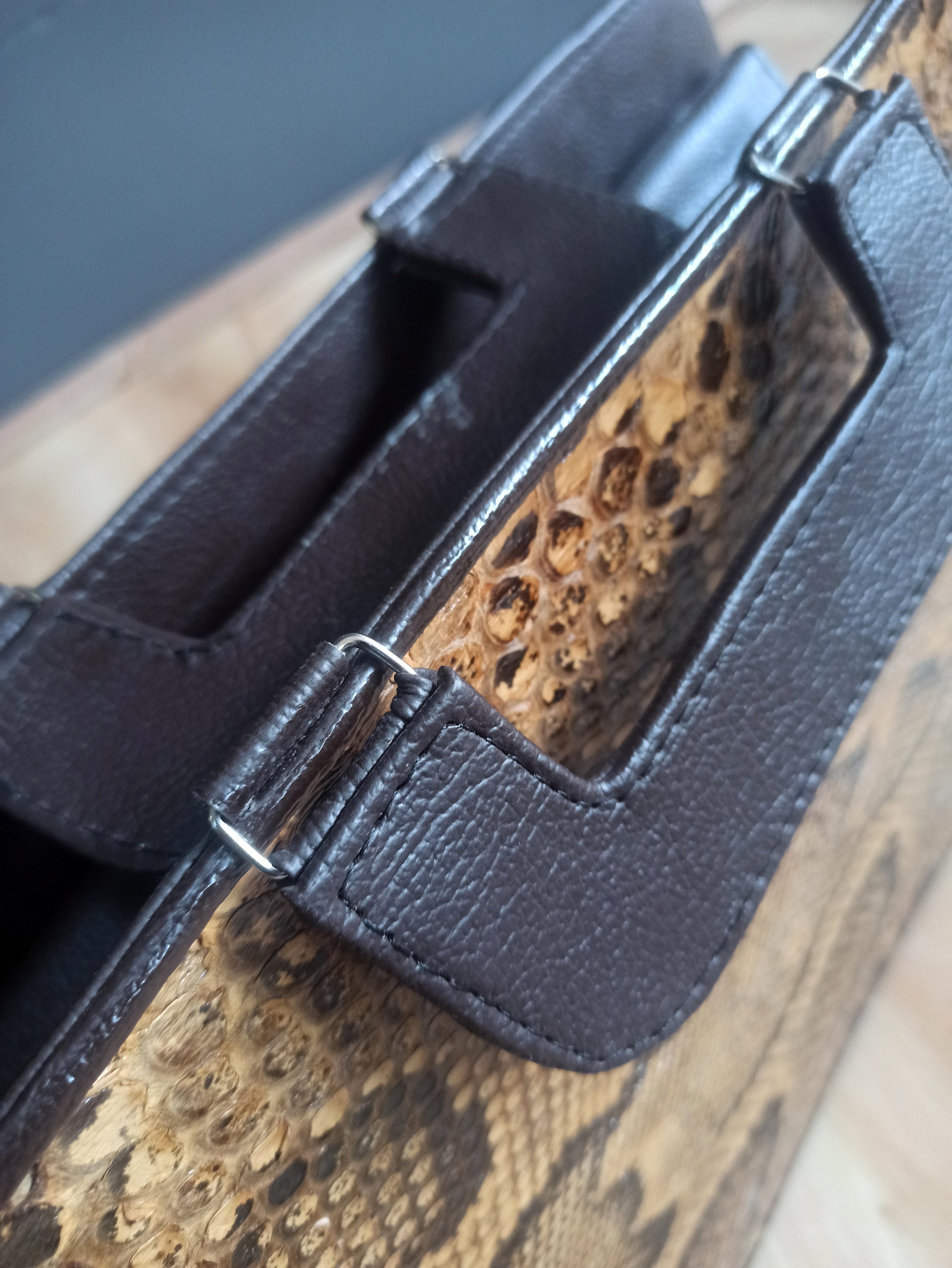 Genuine Python Snake Leather Shoulder Bag, Handmade Luxury Bag - Etsy