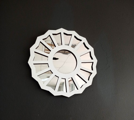 The Divine Feminine Mirror: Handmade Wood & Acrylic 3D Wall Decor