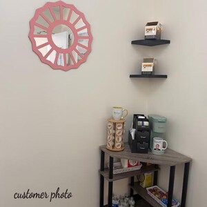 Large Divine Feminine Mirror: Handmade Wood & Acrylic 3D Wall Decor image 11