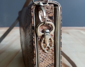 Genuine Python Leather Shoulder Bag, Handmade Snake Skin - Etsy