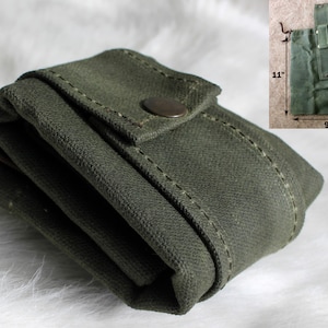 Bolsa de forrageamento Bushcraft totalmente à prova d'água de lona - Bolsa de cinto, bolsa de despejo, cogumelo, forrageamento, bolsa ou bolsa de coleta, bolsa de colheita dobrável, caminhada