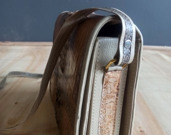 Genuine Python Leather Shoulder Bag, Handmade Snake Skin - Etsy