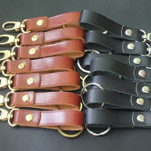 5 pieces Leather keychain with clasp for family,Free engraved ,Personalised leather key ring,gifts for her,3.wedding Anniversary,birthday
