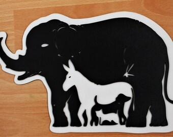 Hidden Animal Wall Decor, Jungle Theme Nursery Art