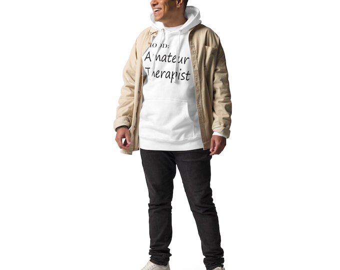 Featured listing image: Amateur Therapist Hoodie | Funny Mental Health Listener Shirt