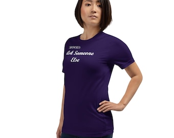 Ask Someone Else Shirt in White | Funny Sarcastic T-Shirt