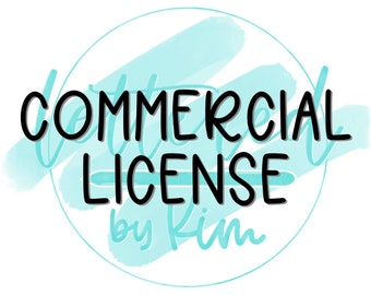 COMMERCIAL USE LICENSE Lettered By Kim