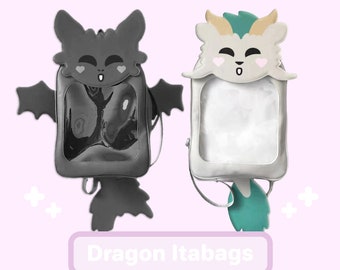 Large Dragon Ita Bags [Haku & Toothless Ita Bags][Necessary Pre-order]