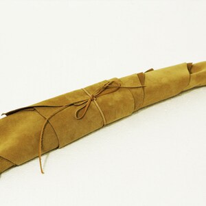 Pieces of SUEDE CALF LEATHER | 1 Kg Italian leather remnants light burnt color | Calfskin leather