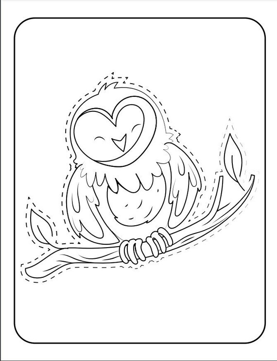 kids animal coloring pages instant digital download kids etsy