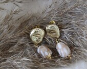 ceramic pendant earrings