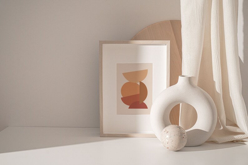 Boho Stacked Bowls Art Print Abstract Bowl Poster Bundle - Etsy UK